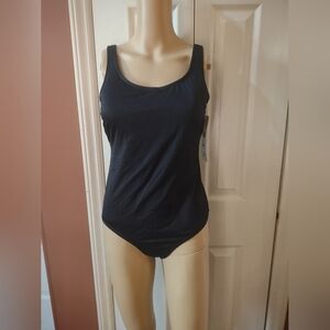 NWT Carolina women's black one piece swim suit bathing suit